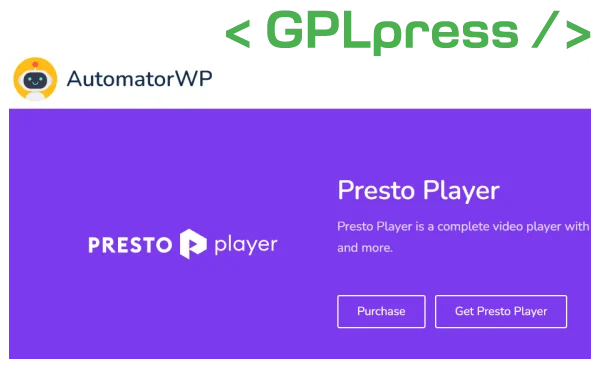AutomatorWP – Presto Player