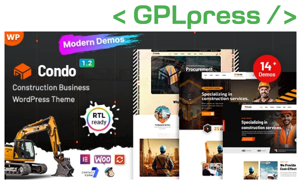 Condo – Construction WordPress Theme